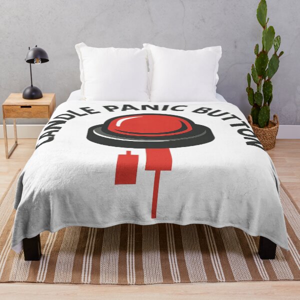 Item preview, Candle Panic Button – Trader Emergency Graphic designed and sold by techy-rrr.