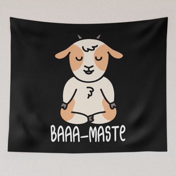 Item preview, Yoga Goat Lotus Pose Yogi Women Meditation Goat Yoga designed and sold by DorisElaine.