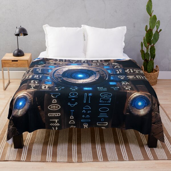 Item preview, Cyberpunk Egyptian Hieroglyphics, symmetrical textures (image size 8320x12480) designed and sold by Digital-Davinci.
