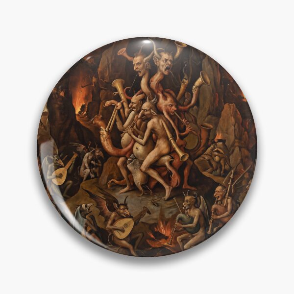 Item preview, Infernal Orchestra of Hell after Hieronymus Bosch and Pieter Bruegel designed and sold by Vintage Designs +.