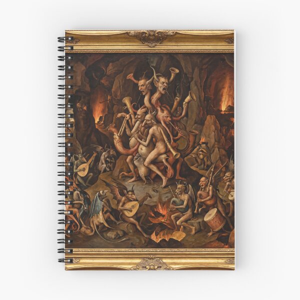 Item preview, Infernal Orchestra of Hell after Hieronymus Bosch and Pieter Bruegel designed and sold by Vintage Designs +.