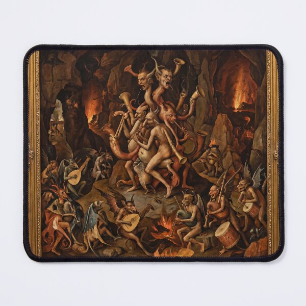 Item preview, Infernal Orchestra of Hell after Hieronymus Bosch and Pieter Bruegel designed and sold by Vintage Designs +.