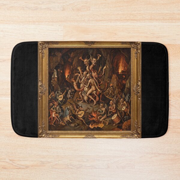 Item preview, Infernal Orchestra of Hell after Hieronymus Bosch and Pieter Bruegel designed and sold by Vintage Designs +.