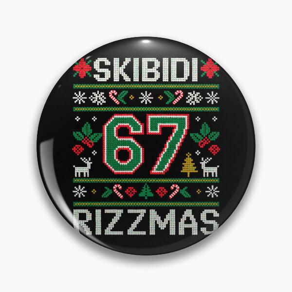 Item preview, Skibidi Six Seven 67 Rizzmas Funny Christmas 2025  designed and sold by w1ckerman.