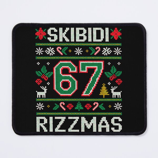 Item preview, Skibidi Six Seven 67 Rizzmas Funny Christmas 2025 designed and sold by w1ckerman.