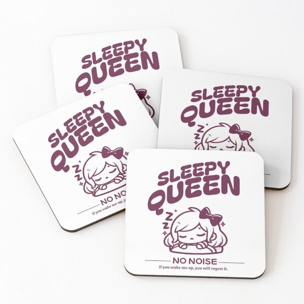 Item preview, Sleepy Queen – Cute Chibi Girl Sleeping | No Noise Warning designed and sold by TheOrthoDoctor.