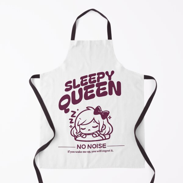 Item preview, Sleepy Queen – Cute Chibi Girl Sleeping | No Noise Warning designed and sold by TheOrthoDoctor.