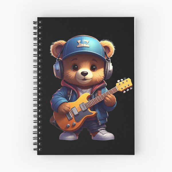 Item preview, Teddy bear playing a guitar t-shirt  designed and sold by Alicjareign.