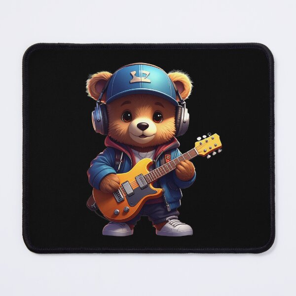 Item preview, Teddy bear playing a guitar t-shirt  designed and sold by Alicjareign.