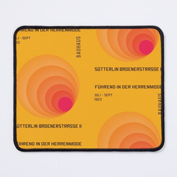 Item preview, Circular Concentric Poster in Bauhaus Style Fashion Advertisement From 1923 Germany designed and sold by portokalis.