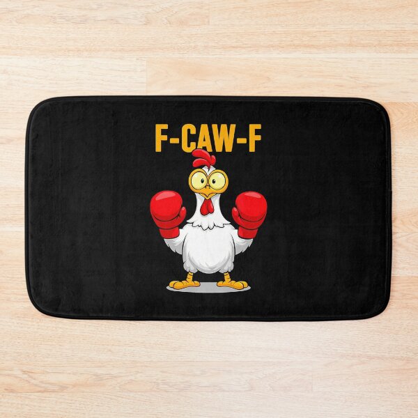 Item preview, F-Caw-F Funny Chicken Humor Boxing Quote Rooster Meme designed and sold by EstherDiane.