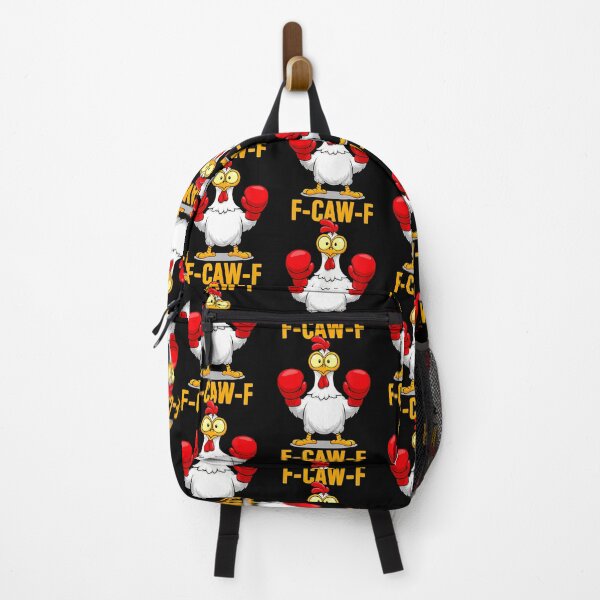 Item preview, F-Caw-F Funny Chicken Humor Boxing Quote Rooster Meme designed and sold by EstherDiane.