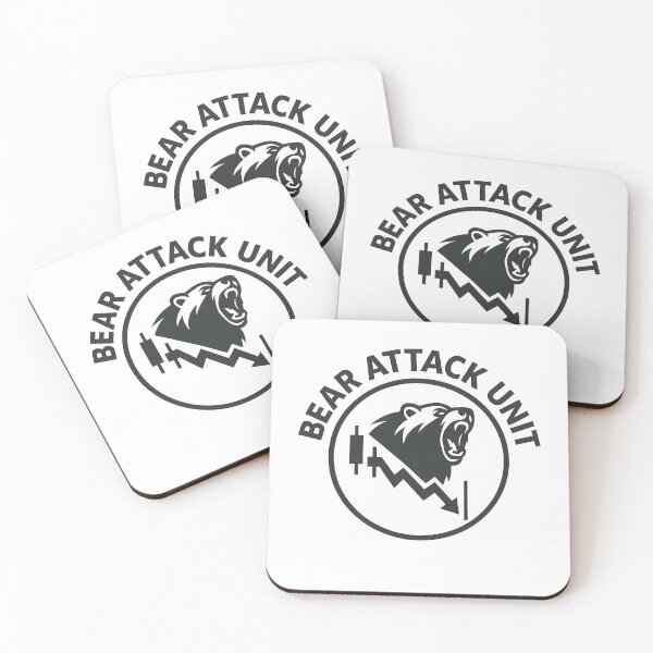 Item preview, Bear Attack Unit – Downtrend Tactical Emblem designed and sold by techy-rrr.