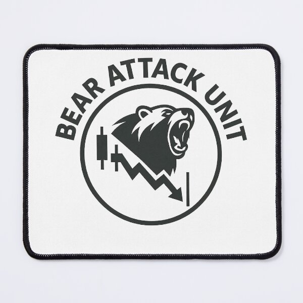 Item preview, Bear Attack Unit – Downtrend Tactical Emblem designed and sold by techy-rrr.