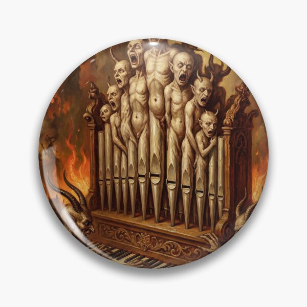 Item preview, Hell Organ after Hieronymus Bosch and Pieter Bruegel designed and sold by Vintage Designs +.