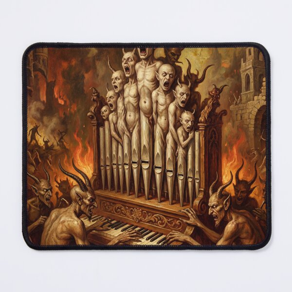Item preview, Hell Organ after Hieronymus Bosch and Pieter Bruegel designed and sold by Vintage Designs +.