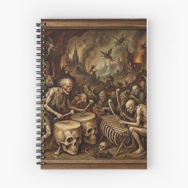 Item preview, Hellish Orchestra Damned Souls after Hieronymus Bosch and Pieter Bruegel designed and sold by Vintage Designs +.