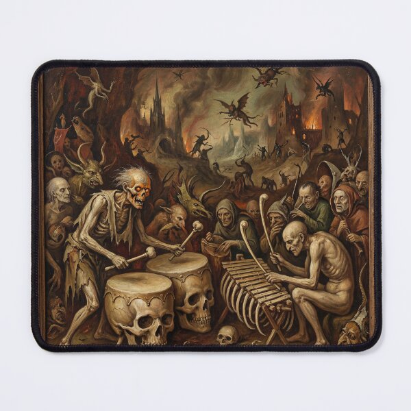 Item preview, Hellish Orchestra Damned Souls after Hieronymus Bosch and Pieter Bruegel designed and sold by Vintage Designs +.