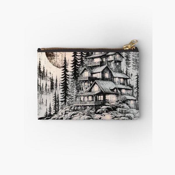 Item preview, Twin Suns Lodge – Serene Forest Cabin by the Lake designed and sold by WittyUnknown.