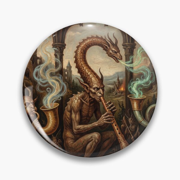 Item preview, Demonic Orchestra after Hieronymus Bosch and Pieter Bruegel designed and sold by Vintage Designs +.