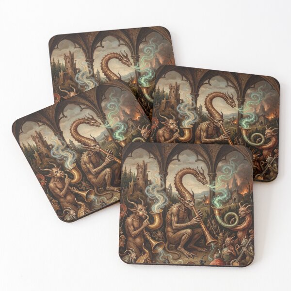 Item preview, Demonic Orchestra after Hieronymus Bosch and Pieter Bruegel designed and sold by Vintage Designs +.
