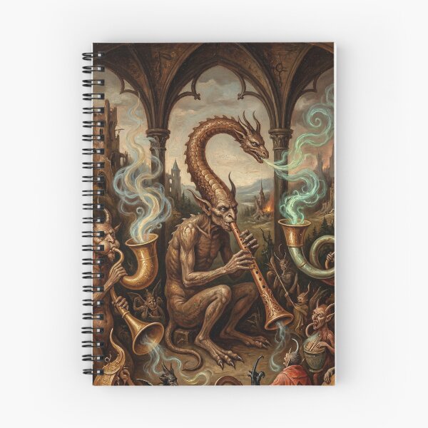 Item preview, Demonic Orchestra after Hieronymus Bosch and Pieter Bruegel designed and sold by Vintage Designs +.