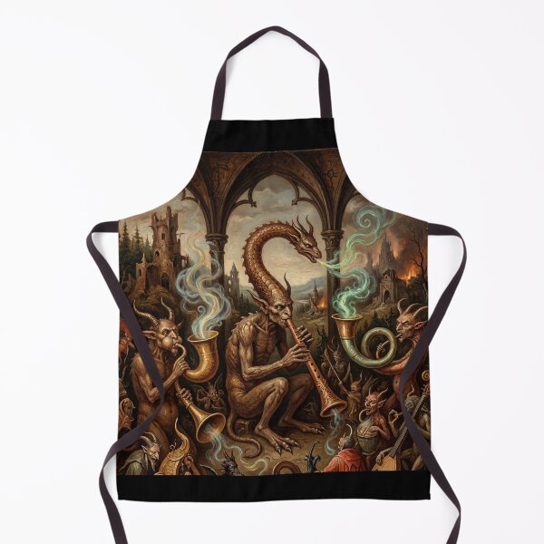Item preview, Demonic Orchestra after Hieronymus Bosch and Pieter Bruegel designed and sold by Vintage Designs +.