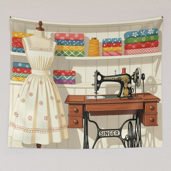 Item preview, Sewing Room designed and sold by Leslie Montgomery Art.