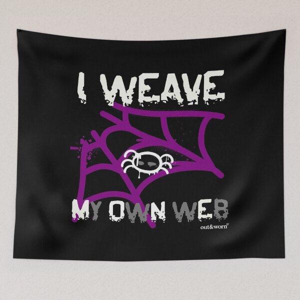 Item preview, I Weave My Own Web - Asexual Design designed and sold by outandworn.