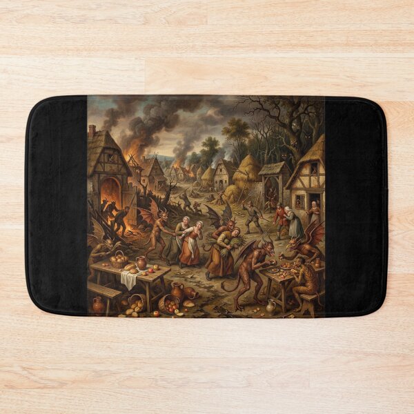 Item preview, Harvest festival Chaos after Hieronymus Bosch and Pieter Bruegel designed and sold by Vintage Designs +.