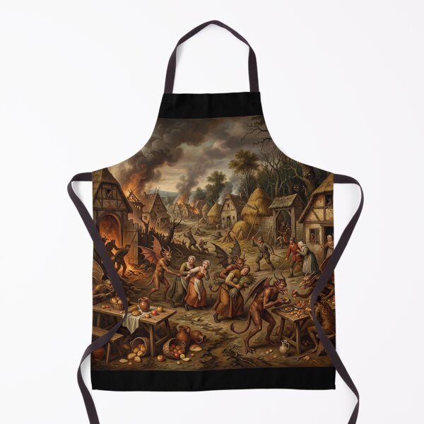 Item preview, Harvest festival Chaos after Hieronymus Bosch and Pieter Bruegel designed and sold by Vintage Designs +.