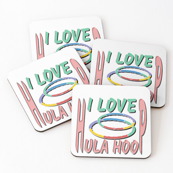 Item preview, I Love Hula Hoop – Fun Hula Hooping Design – Fitness & Hobby Gift designed and sold by sednalafandy79.