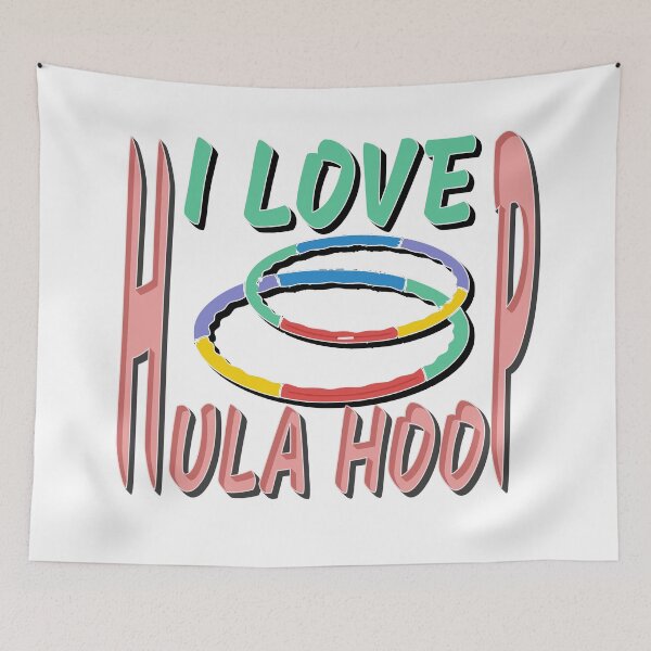 Item preview, I Love Hula Hoop – Fun Hula Hooping Design – Fitness & Hobby Gift designed and sold by sednalafandy79.