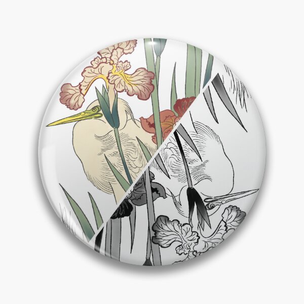 Item preview, Heron and Iris Split Design – Nakayama Sugakudo | Timeless Japan – Classic to Contemporary designed and sold by tokomoroJP.