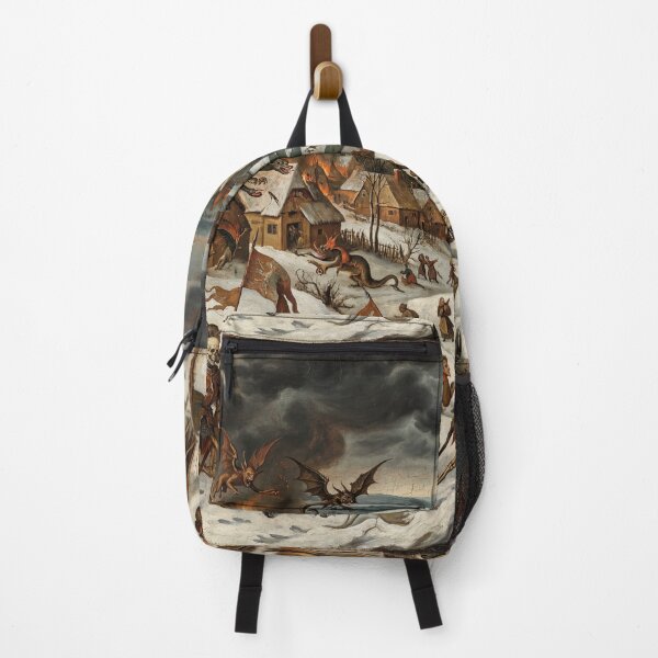 Item preview, Winter Hellscape War after Hieronymus Bosch and Pieter Bruegel designed and sold by Vintage Designs +.