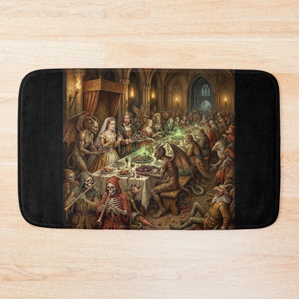 Item preview, Corrupted Wedding Feast after Hieronymus Bosch and Pieter Bruegel designed and sold by Vintage Designs +.