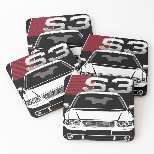 Item preview, Audi S3 Front View Illustration – Retro German Hot Hatch Art designed and sold by mkcustomstudio.