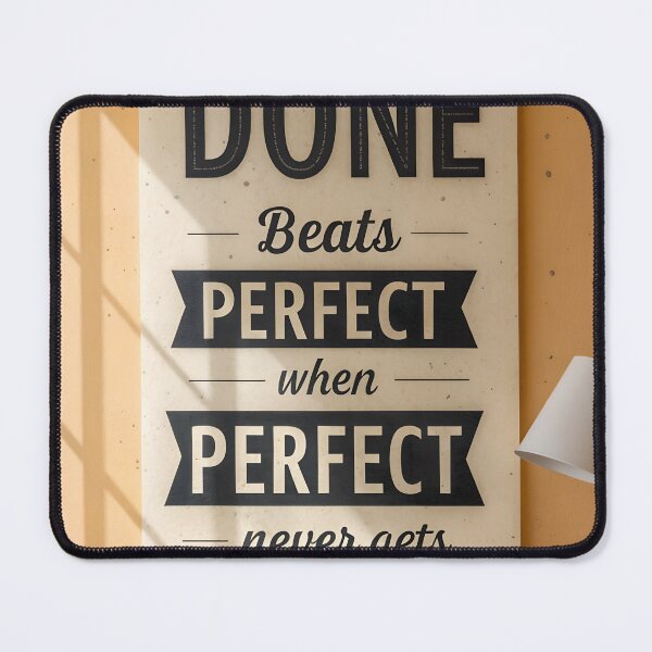 Item preview, Done Beats Perfect  designed and sold by Bionson Art.