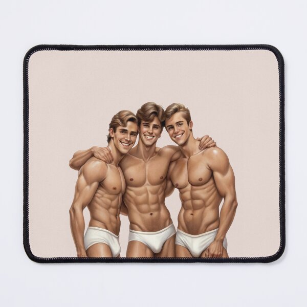 Item preview, Brotherhood of Vigor: Diverse Trio in Retro Style designed and sold by gayishdesign.