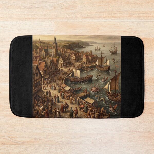 Item preview, Siege Port from hell after Hieronymus Bosch and Pieter Bruegel designed and sold by Vintage Designs +.