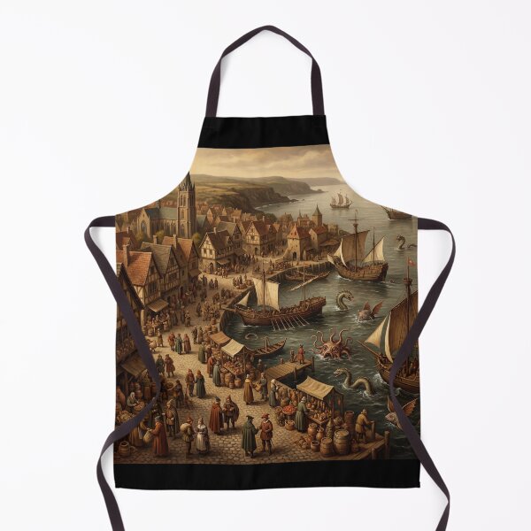 Item preview, Siege Port from hell after Hieronymus Bosch and Pieter Bruegel designed and sold by Vintage Designs +.