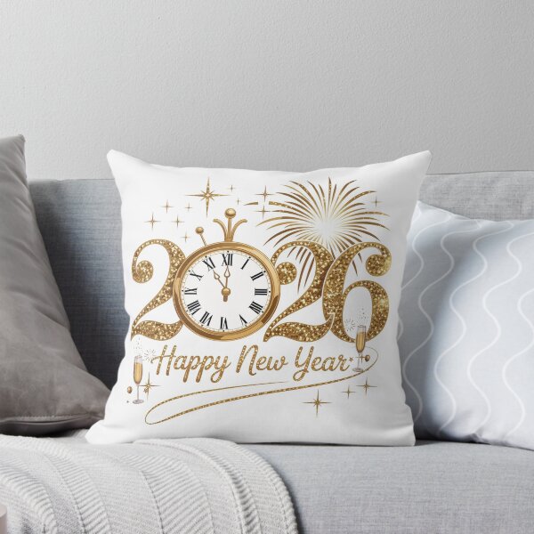 Item preview, New Year 2026 Fireworks Clock Happy New Year 2026 designed and sold by Brettgison.