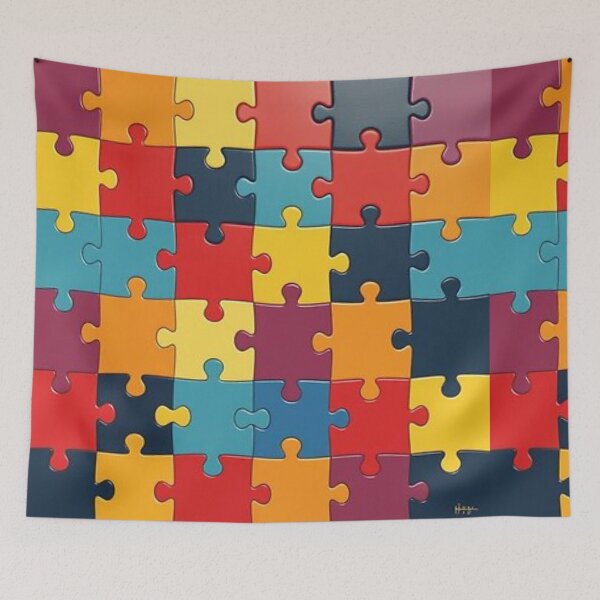 Item preview, Autism puzzle  designed and sold by Horror03.