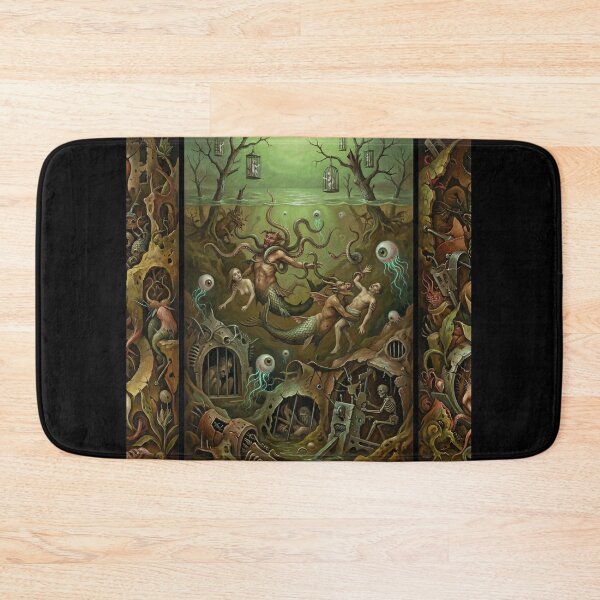 Item preview, Underwater Hellscape after Hieronymus Bosch and Pieter Bruegel designed and sold by Vintage Designs +.