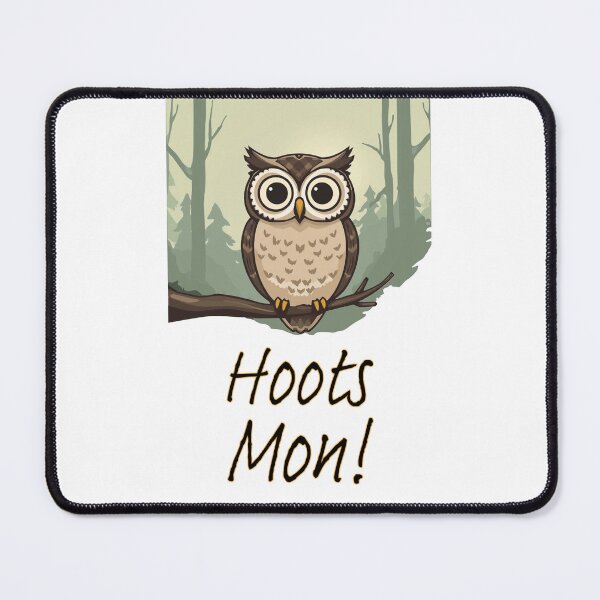 Item preview, Hoots Mon Scottish Owl Gift | Scotland Scots Language Design designed and sold by Loom on the Loch.