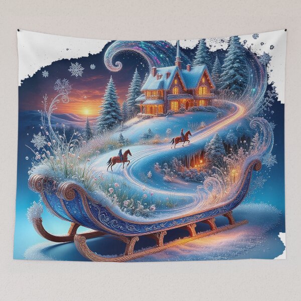 Item preview, Winter Magic Sleigh Ride designed and sold by AmetistLight.