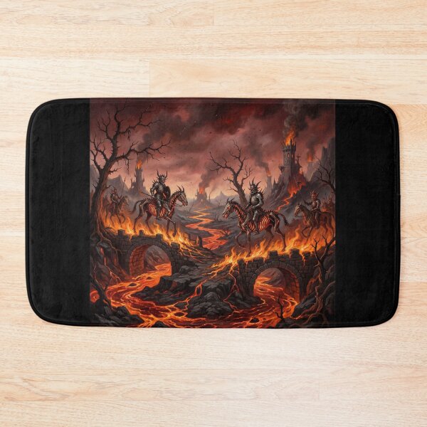 Item preview, Hell Molten Armies Inferno after Hieronymus Bosch and Pieter Bruegel designed and sold by Vintage Designs +.