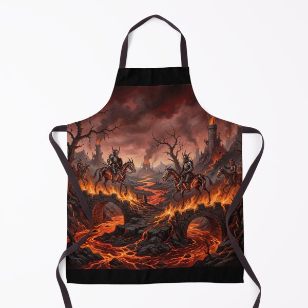 Item preview, Hell Molten Armies Inferno after Hieronymus Bosch and Pieter Bruegel designed and sold by Vintage Designs +.