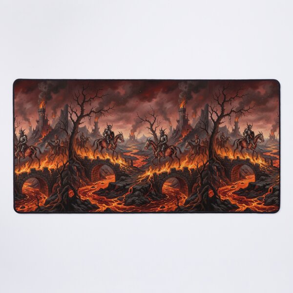 Item preview, Hell Molten Armies Inferno after Hieronymus Bosch and Pieter Bruegel designed and sold by Vintage Designs +.