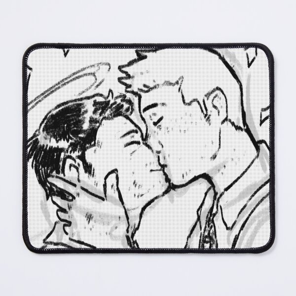 Item preview, Destiel sweet kiss (lineart) designed and sold by Melle-OtterWise.